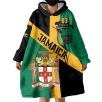 Jamaica Wearable Blanket Hoodie 63rd Anniversary Independence Day
