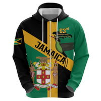 Jamaica Zip Hoodie 63rd Anniversary Independence Day