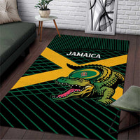 Jamaica Rugby Area Rug Go Jamaica Crocs Go