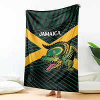 Jamaica Rugby Blanket Go Jamaica Crocs Go
