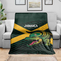 Jamaica Rugby Blanket Go Jamaica Crocs Go