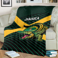 Jamaica Rugby Blanket Go Jamaica Crocs Go