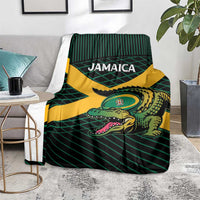 Jamaica Rugby Blanket Go Jamaica Crocs Go