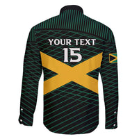 Jamaica Rugby Custom Family Matching Off Shoulder Short Dress and Hawaiian Shirt Go Jamaica Crocs Go