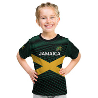 Jamaica Rugby Custom Kid T Shirt Go Jamaica Crocs Go