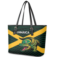Jamaica Rugby Leather Tote Bag Go Jamaica Crocs Go