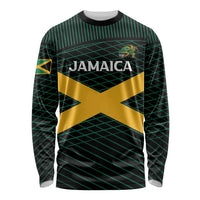 Jamaica Rugby Custom Long Sleeve Shirt Go Jamaica Crocs Go