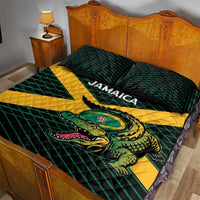 Jamaica Rugby Quilt Bed Set Go Jamaica Crocs Go