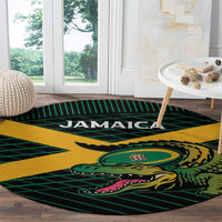 Jamaica Rugby Round Carpet Go Jamaica Crocs Go