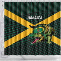 Jamaica Rugby Shower Curtain Go Jamaica Crocs Go