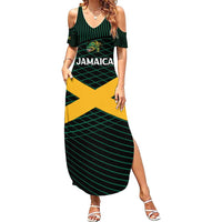 Jamaica Rugby Custom Summer Maxi Dress Go Jamaica Crocs Go