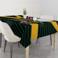 Jamaica Rugby Tablecloth Go Jamaica Crocs Go