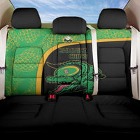 Jamaica Rugby Back Car Seat Cover Go Jamaica Crocs - Pineapple Pattern