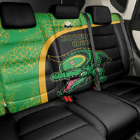Jamaica Rugby Back Car Seat Cover Go Jamaica Crocs - Pineapple Pattern