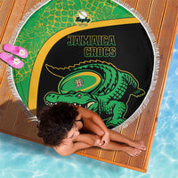 Jamaica Rugby Beach Blanket Go Jamaica Crocs - Pineapple Pattern