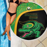 Jamaica Rugby Beach Blanket Go Jamaica Crocs - Pineapple Pattern