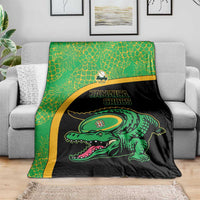 Jamaica Rugby Blanket Go Jamaica Crocs - Pineapple Pattern