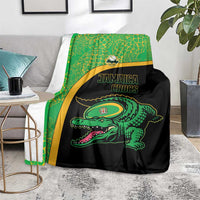 Jamaica Rugby Blanket Go Jamaica Crocs - Pineapple Pattern