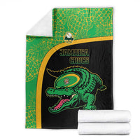 Jamaica Rugby Blanket Go Jamaica Crocs - Pineapple Pattern