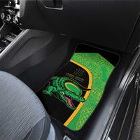 Jamaica Rugby Car Mats Go Jamaica Crocs - Pineapple Pattern