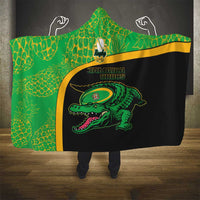 Jamaica Rugby Hooded Blanket Go Jamaica Crocs - Pineapple Pattern