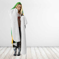 Jamaica Rugby Hooded Blanket Go Jamaica Crocs - Pineapple Pattern