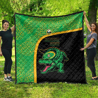Jamaica Rugby Quilt Go Jamaica Crocs - Pineapple Pattern