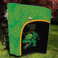 Jamaica Rugby Quilt Go Jamaica Crocs - Pineapple Pattern
