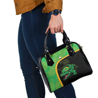 Jamaica Rugby Shoulder Handbag Go Jamaica Crocs - Pineapple Pattern