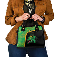 Jamaica Rugby Shoulder Handbag Go Jamaica Crocs - Pineapple Pattern