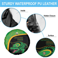 Jamaica Rugby Spare Tire Cover Go Jamaica Crocs - Pineapple Pattern