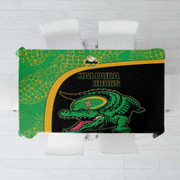 Jamaica Rugby Tablecloth Go Jamaica Crocs - Pineapple Pattern