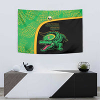 Jamaica Rugby Tapestry Go Jamaica Crocs - Pineapple Pattern