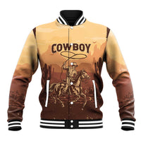 Black Cowboy Baseball Jacket Take Me Away