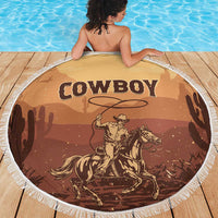 Black Cowboy Beach Blanket Take Me Away