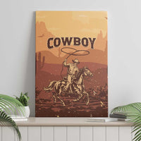 Black Cowboy Canvas Wall Art Take Me Away