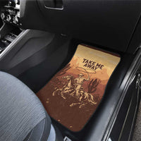 Black Cowboy Car Mats Take Me Away