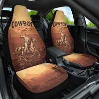 Black Cowboy Car Seat Cover Take Me Away