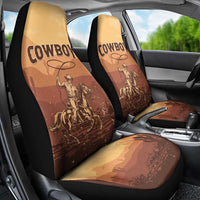 Black Cowboy Car Seat Cover Take Me Away