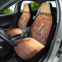 Black Cowboy Car Seat Cover Take Me Away