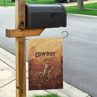 Black Cowboy Garden Flag Take Me Away