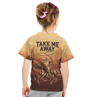 Black Cowboy Kid T Shirt Take Me Away