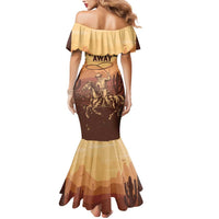 Black Cowboy Mermaid Dress Take Me Away