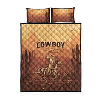 Black Cowboy Quilt Bed Set Take Me Away