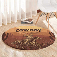 Black Cowboy Round Carpet Take Me Away