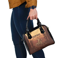 Black Cowboy Shoulder Handbag Take Me Away