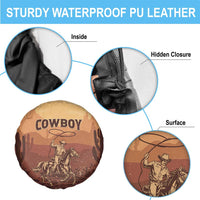 Black Cowboy Spare Tire Cover Take Me Away
