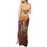 Black Cowboy Tank Maxi Dress Take Me Away
