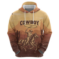 Black Cowboy Zip Hoodie Take Me Away