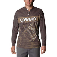 Personalised Skull Cowboy Button Sweatshirt Vintage Style